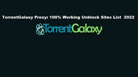 torrent galaxy proxy|torrent galaxy proxy 2023.